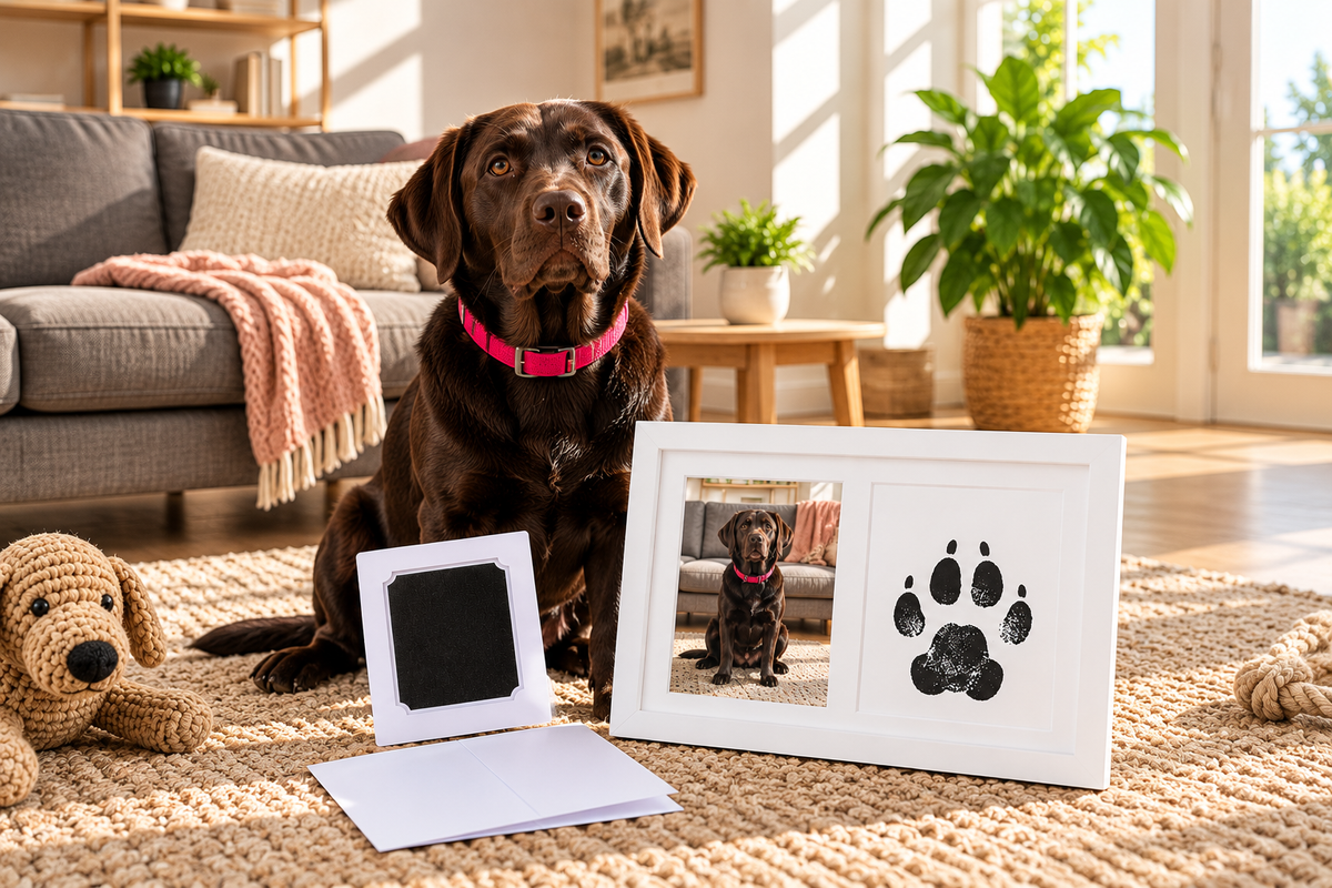 Inkless Paw Print Keepsake