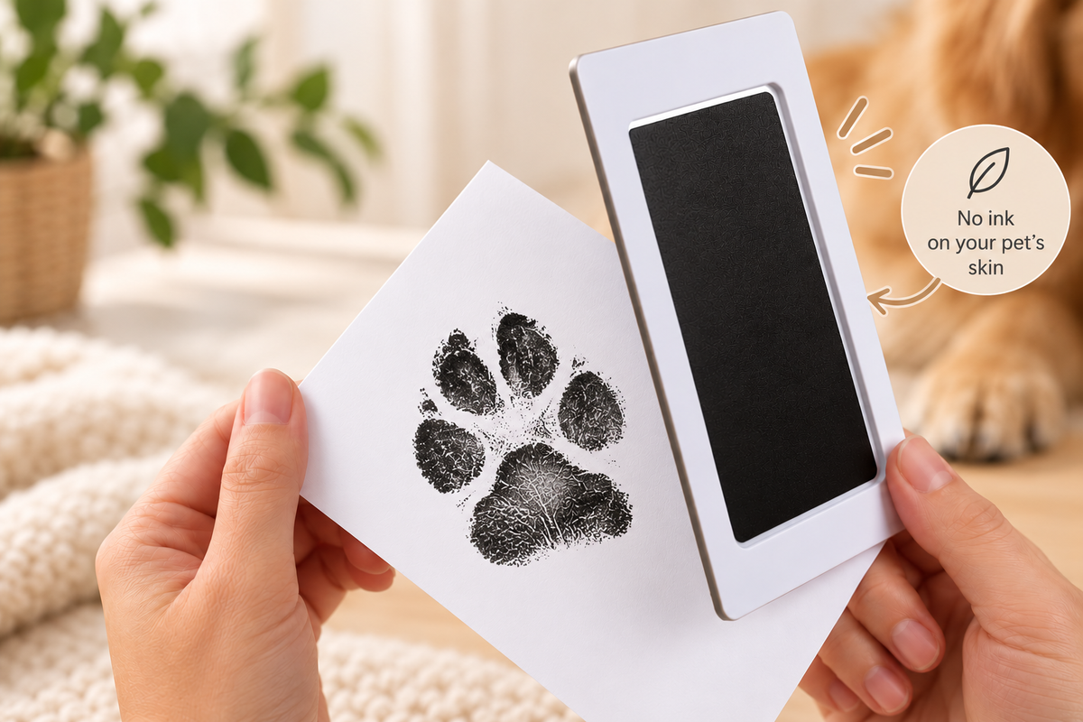 Inkless Paw Print Keepsake