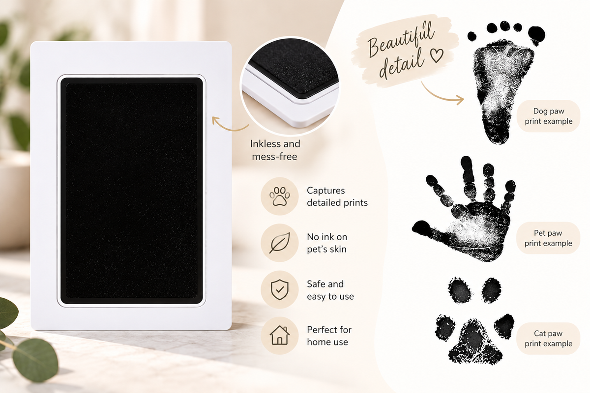 Inkless Paw Print Keepsake